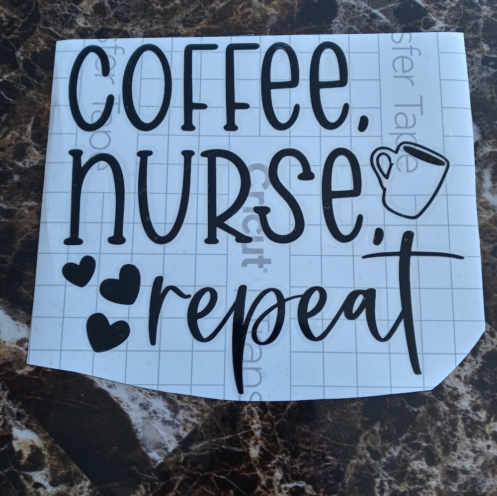 Nurse coffee decal